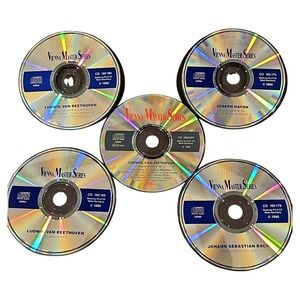 Vienna Master Series Pilz Classical CD Lot 5pc WG Beethoven Bach Haydn Good